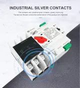 TOMZN 63/100A Automatic ATS | Solar/Generator Transfer Switch - 220V, UPS Concept | Seamless Power Backup for Homes & Businesses - photo 7