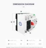 TOMZN 63/100A Automatic ATS | Solar/Generator Transfer Switch - 220V, UPS Concept | Seamless Power Backup for Homes & Businesses - photo 8