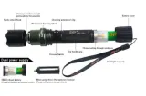 DP. Light 521 Zoomable LED Torch | 3 Modes, 2000mAh Rechargeable, Aluminum Alloy | Police, Outdoor, Emergency, Camping, Signaling - photo 12