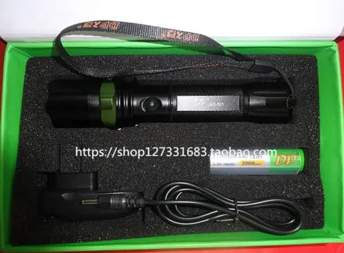 DP. Light 521 Zoomable LED Torch | 3 Modes, 2000mAh Rechargeable, Aluminum Alloy | Police, Outdoor, Emergency, Camping, Signaling - photo 11