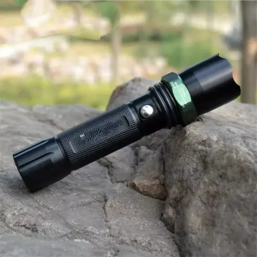 DP. Light 521 Zoomable LED Torch | 3 Modes, 2000mAh Rechargeable, Aluminum Alloy | Police, Outdoor, Emergency, Camping, Signaling - photo 3