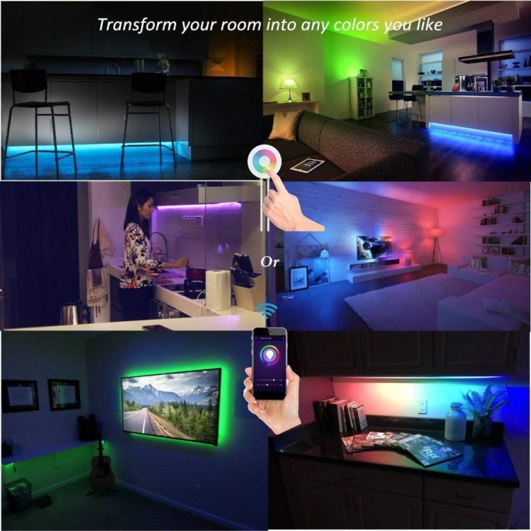 Zebrago Tuya Smart Wifi LED Strip Lights | Music Sync & Alexa Compatible | TV Backlight, Gaming, Decor | USB Powered in