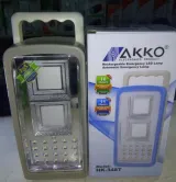 AKKO HK-348T Emergency Lamp - 15 Hrs Bright LED Light, Rechargeable, AC 220V | Home, Power Outages, Outdoor | Lead Acid Battery in Kenya