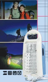 HAKKO/AKKO HK-400B Portable Lamp | 120Hrs Runtime, 40 LED, Emergency, Camping Light | ABS Plastic | Lead-Acid Battery - photo 6