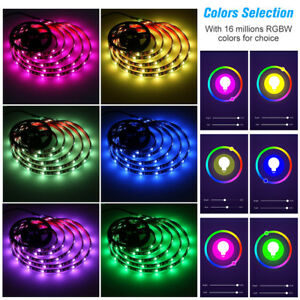 Zebrago Tuya Smart Wifi LED Strip Lights | Music Sync & Alexa Compatible | TV Backlight, Gaming, Decor | USB Powered in