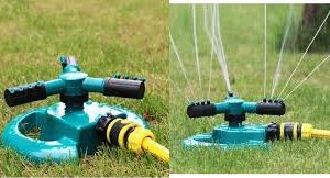 Automatic Sprinkler 360° Rotating - 10m Reach (32.8ft), 60psi | Lawn, Garden, Yard Watering, ABS Plastic in Kenya