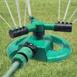 Automatic Sprinkler 360° Rotating - 10m Reach (32.8ft), 60psi | Lawn, Garden, Yard Watering, ABS Plastic in Kenya
