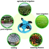 Automatic Sprinkler 360° Rotating - 10m Reach (32.8ft), 60psi | Lawn, Garden, Yard Watering, ABS Plastic - photo 6