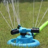 Automatic Sprinkler 360° Rotating - 10m Reach (32.8ft), 60psi | Lawn, Garden, Yard Watering, ABS Plastic - photo 7