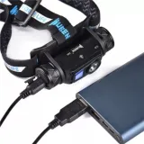 Wuben H1 Headlamp: 1200lm Rechargeable LED Torch for Cycling, Hiking, Outdoors | IP68 Waterproof, 125m Beam, Aluminum - photo 9