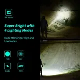 PEETPEN L45 Flashlight: 900lm, 0.5Km Beam, USB Rechargeable, IPX6 Waterproof, Aluminium Alloy; Camping, Outdoors, Emergencies - photo 9