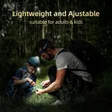 Wuben H1 Headlamp: 1200lm Rechargeable LED Torch for Cycling, Hiking, Outdoors | IP68 Waterproof, 125m Beam, Aluminum - photo 8