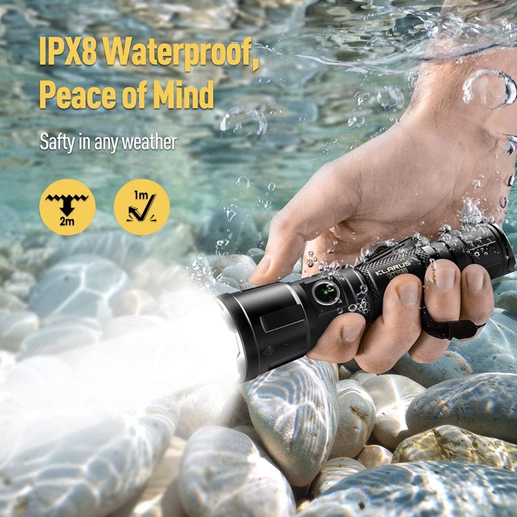 Klarus XT11X: 3200 Lumen Flashlight | 0.28Km Beam | IPX8 Waterproof Aluminum | Hunting, Search & Rescue in Kenya
