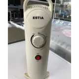 ESTIA 1000W Oil Heater | Portable Room Heater, Adjustable Thermostat, Home & Office Use, Slim Design, 38x28x14cm (15x11x5.5in) - photo 5