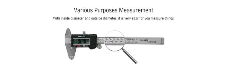 WORKPRO Digital Caliper 150mm/6" Stainless Steel - SAE/Metric, Large LCD for Jewelers, Woodworkers, Professionals in Ken