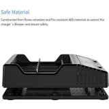XTAR VC8 Charger: 8-Channel Fast Charge Li-ion/NiMH, QC3.0 USB-C, LCD Display, AA/AAA, 18650/21700 Batteries - photo 2