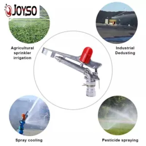 2" Rain Gun Sprinkler | 50M Coverage | Heavy Duty Metallic Alloy Irrigation for Farms & Crops | 360° Adjustable