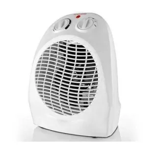 2000W Fan Heater | Portable Room Warmer, 3 Heat Settings, Thermostat, Overheat Protection | Home & Office Use