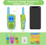 (2pcs) T-388 Kids Walkie Talkie | 6 KM Long Range Toy | Built-in LED Torch | Play & Explore Outdoors | ABS | 22 Channels | No License Needed - photo 4