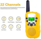 (2pcs) T-388 Kids Walkie Talkie | 6 KM Long Range Toy | Built-in LED Torch | Play & Explore Outdoors | ABS | 22 Channels | No License Needed - photo 11