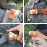 WUBEN H3 Headlamp: 120 Lumens, Red/Blue Light, 105 Hr Runtime, PC/Fibre, Hiking & Camping - photo 7