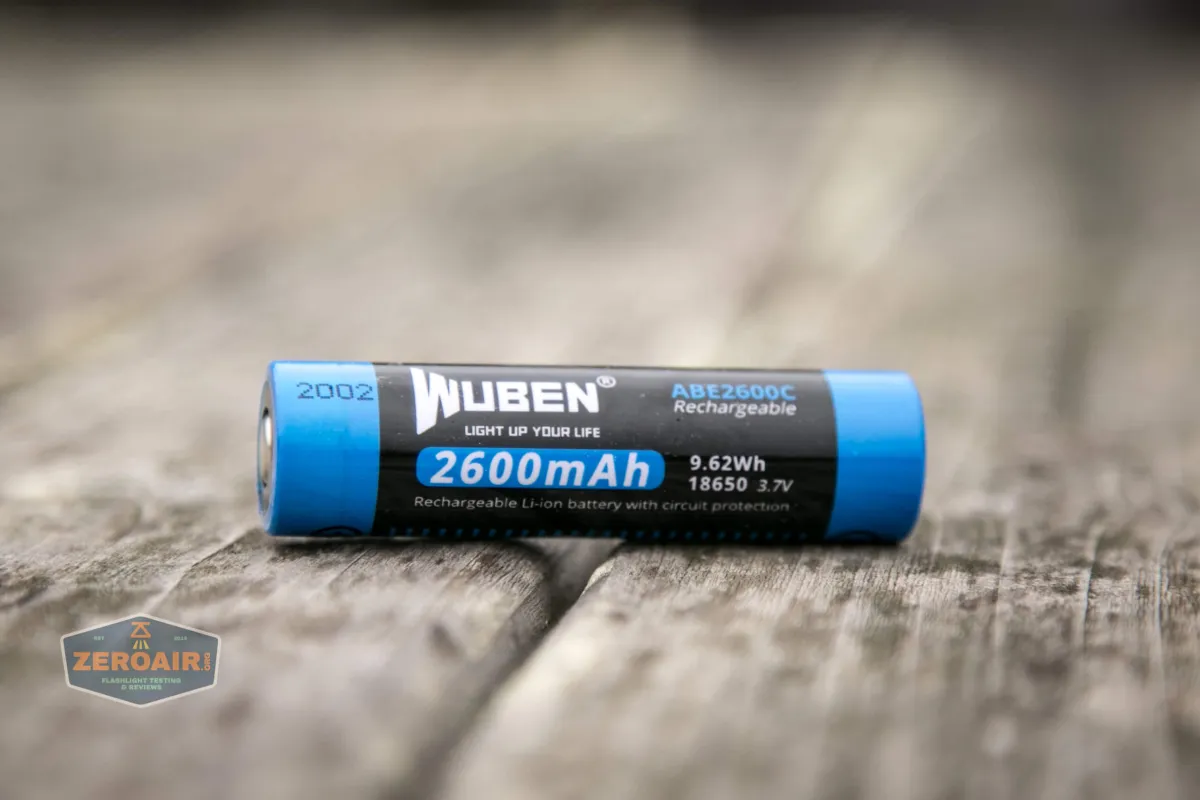 WUBEN 18650 Battery 2600mAh Protected Li-ion | Flashlight, Gimbal & Solar Light Power | Button Top Cell in Kenya