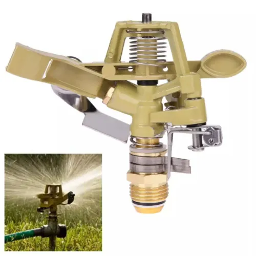 Brass Impact Sprinkler Head | 1/2" Heavy Duty Orbit Sprinkler | 0-360° Adjustable Lawn Watering | Yard, Grass & Garden Irrigation in Kenya
