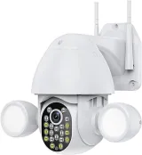 JZYZ 3MP PTZ Floodlight Camera | Tuya App, AI Human Tracking, IR Night Vision, 3.6mm Lens | Home Security, Outdoor Surveillance, Motion Detection, IP66 Waterproof in Kenya