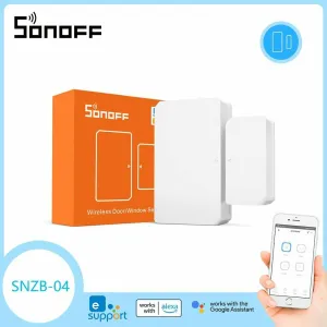 SONOFF SNZB-04 Zigbee Door/Window Sensor | Smart Home Security, Alexa/Google Home | Burglar Alarm | Requires Zigbee Bridge