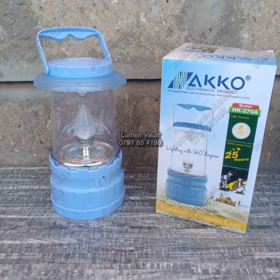 AKKO HK270A camping lamp Kenya 25 hours runtime portable rechargeable torch