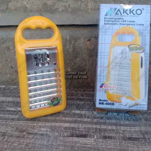 HAKKO/AKKO HK-400B Portable Lamp | 120Hrs Runtime, 40 LED, Emergency, Camping Light | ABS Plastic | Lead-Acid Battery