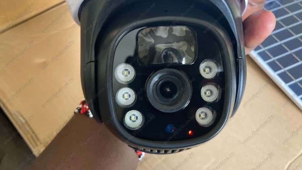 4G Solar Camera DUAL Lens - 4MP CCTV, V380 Pro App, Outdoor Security, SIM Slot, Night Vision in Kenya