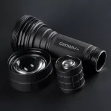 Convoy Z1: 800m Long Range Flashlight, 2000lm Zoomable Torch, Aluminum, Rechargeable (Battery Not Included) for Camping, Search & Rescue, Farms in Kenya