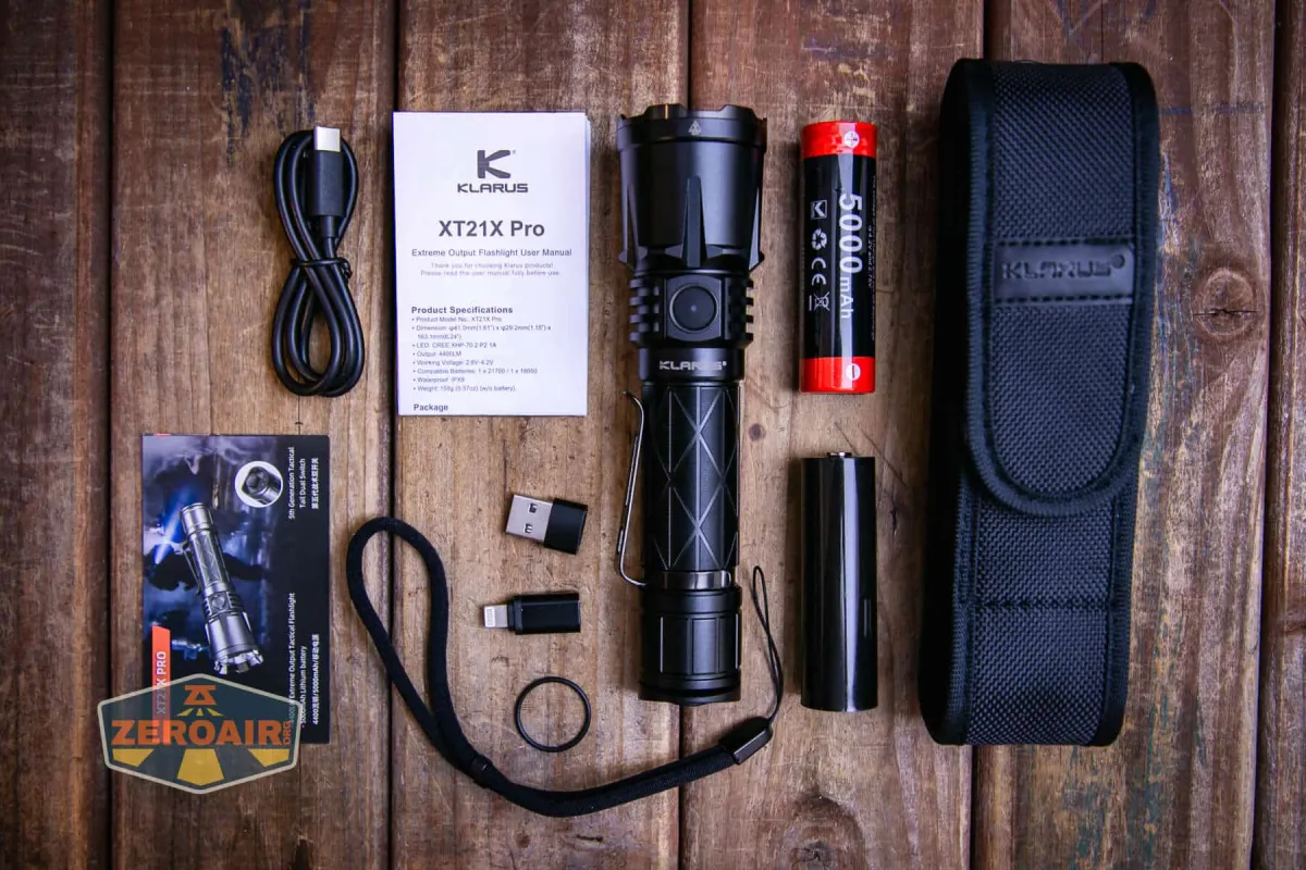 Klarus XT21X PRO | 4400 Lumens, 336m Beam | Tactical, Outdoor, Emergency Power Bank, USB-C, 5yr Warranty in Kenya