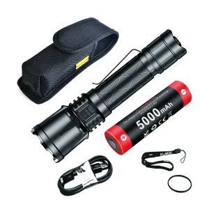 Klarus XT21X PRO | 4400 Lumens, 336m Beam | Tactical, Outdoor, Emergency Power Bank, USB-C, 5yr Warranty