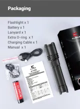 Klarus A1 PRO Torch | 1300 Lumens, 230m Beam | USB-C Rechargeable Tactical Flashlight for Outdoor & Emergency Use - photo 3