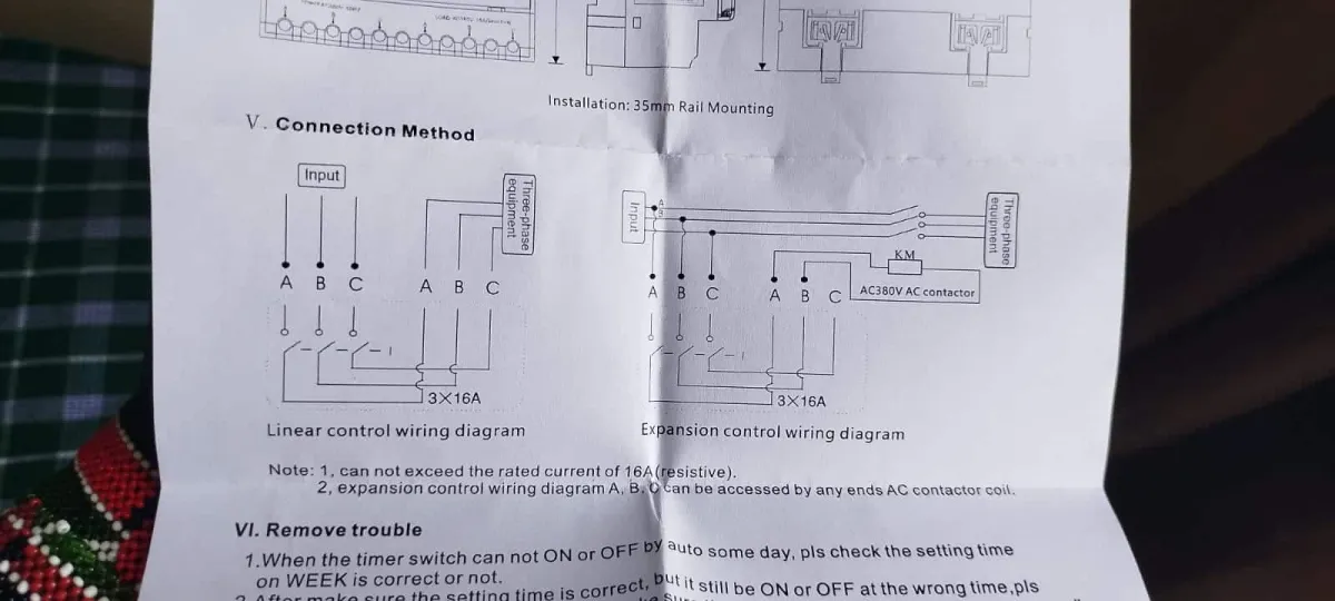 ManHua MT317 3-Phase Timer | 16A 380VAC DIN Rail | Automate School Bells, Lights, Factory | Weekly Programming in Kenya