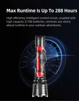 Klarus XT12GT PRO | 1600 Lumens, 850m Beam, USB-C Rechargeable | Tactical, Search & Rescue, Outdoor Flashlight - photo 5