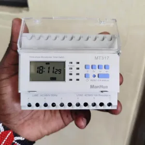 ManHua MT317 3-Phase Timer | 16A 380VAC DIN Rail | Automate School Bells, Lights, Factory | Weekly Programming