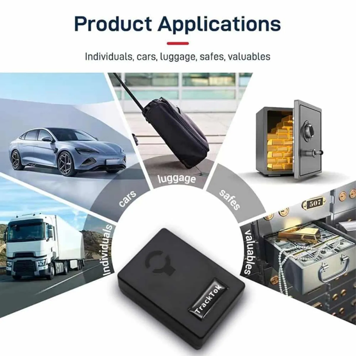 Portable 2G Magnetic GPS Car Tracker | 5000mAh Rechargeable Battery, No Fee, Type-C | Car, Safe, Luggage Tracking in Ken