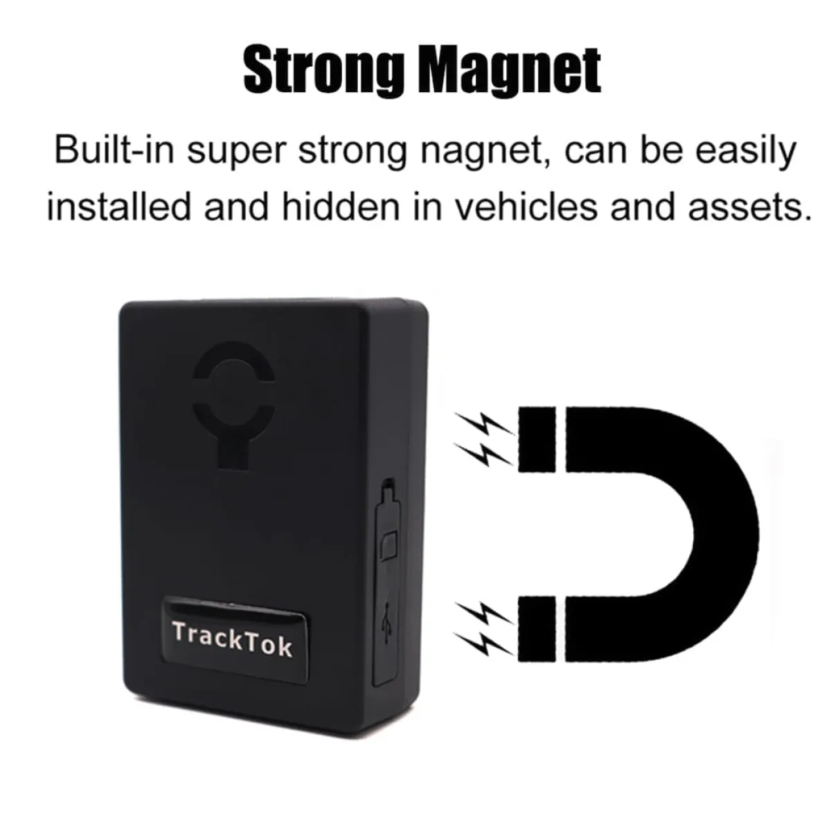 Portable 2G Magnetic GPS Car Tracker | 5000mAh Rechargeable Battery, No Fee, Type-C | Car, Safe, Luggage Tracking in Ken