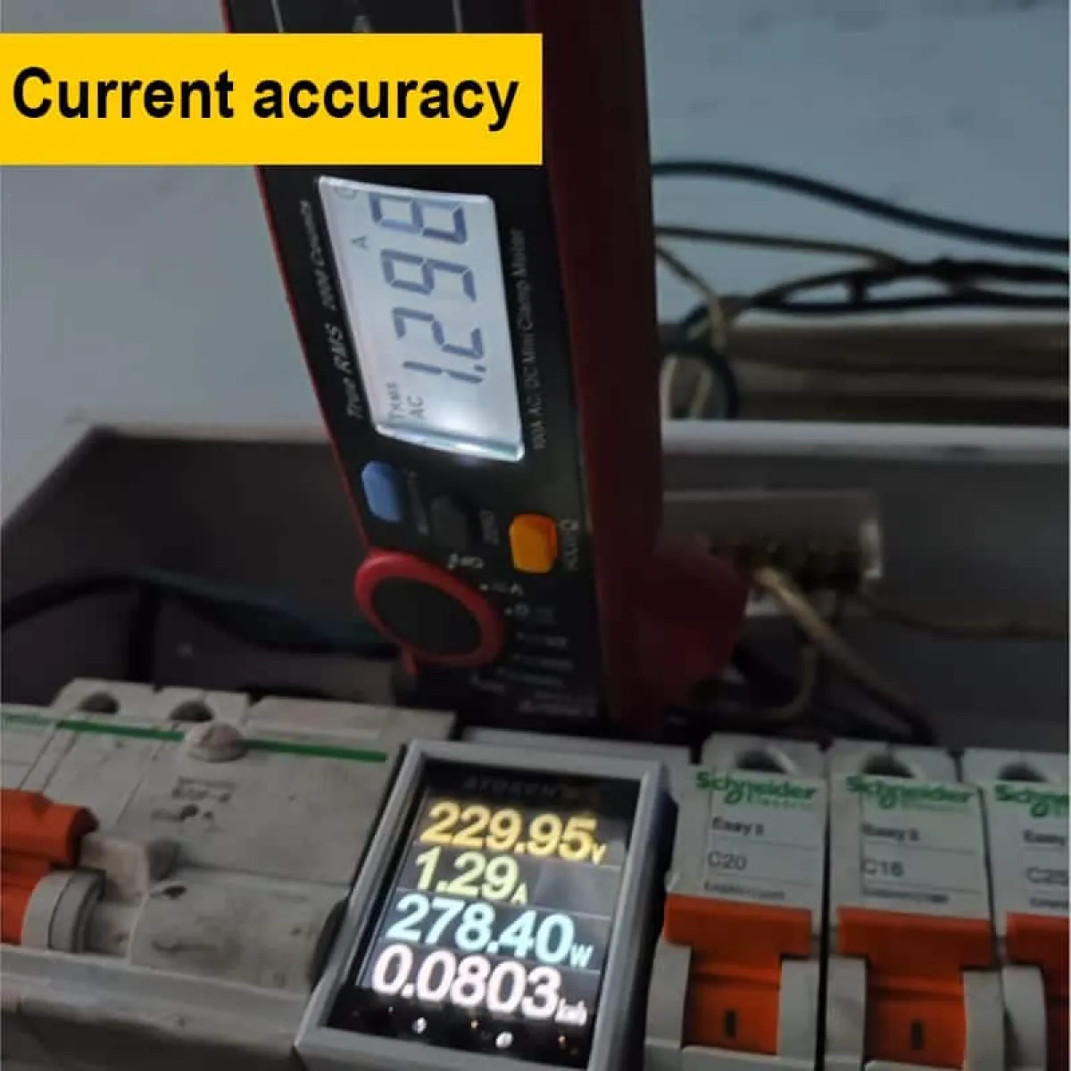 Atorch GR2PWS WiFi Smart Energy Meter | Tuya App | 100A 32kW | Real-time Monitoring & Auto-Off for Rentals & Home Saving