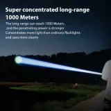 OSRAM 1KM Zoomable Flashlight – 1000m Beam, Rechargeable, 6 Modes, Aircraft-Grade Aluminum, IPX44 Waterproof for Camping & Hiking - photo 5