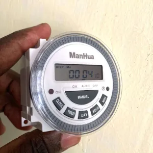 Manhua MT619HPV 12V 16A Timer, DC | LCD Programmable DC Switch for Solar, Pumps, Lights | Smart Control
