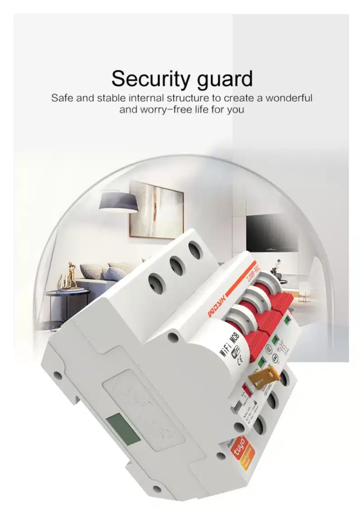 Motorized Circuit Breaker for Home Automation – Tuya Smart 2P 32 A