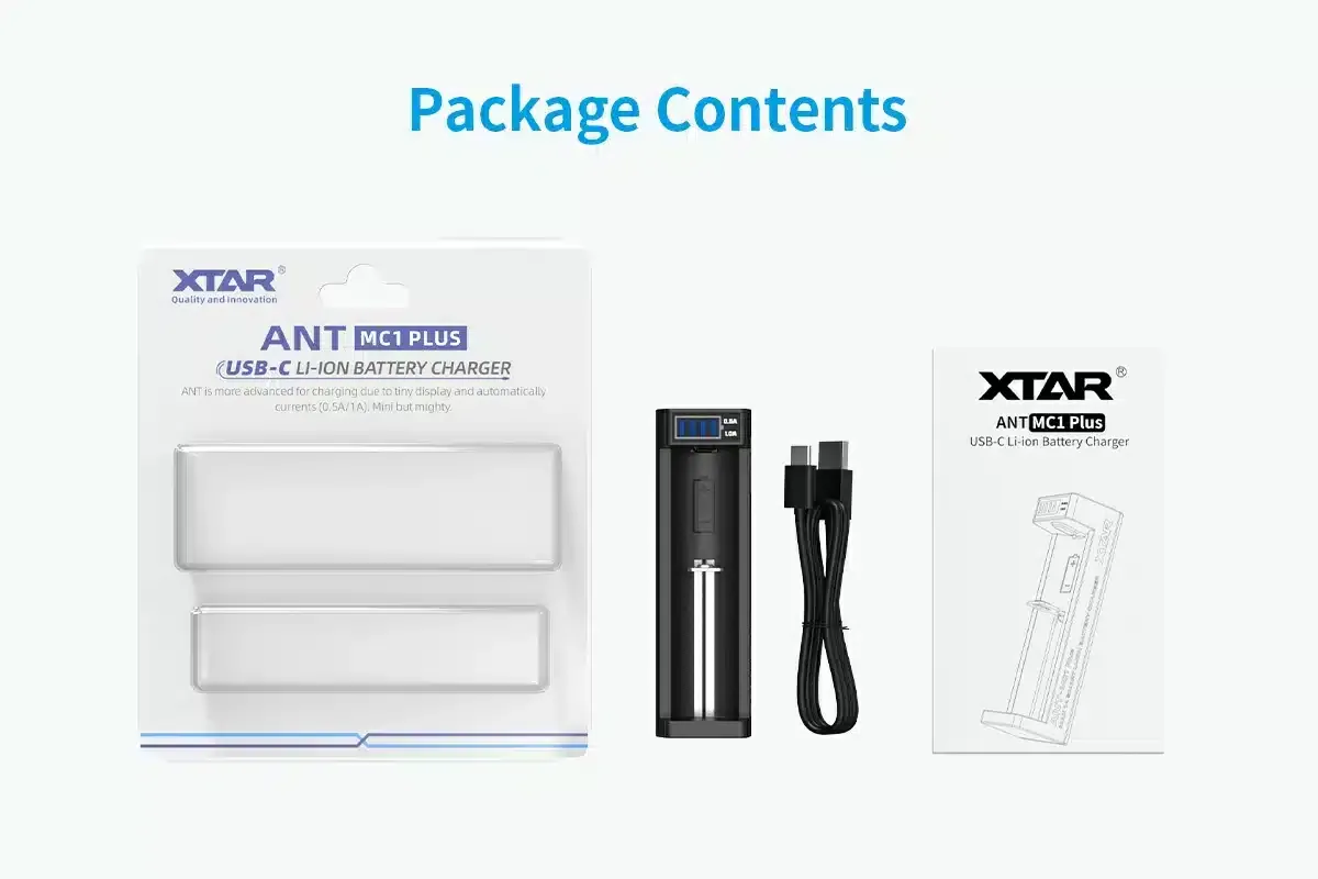 XTAR MC1 Plus – 1 Bay USB Lithium Battery Charger for AA, AA 18650, 21700, 26650 e.t.c in Kenya