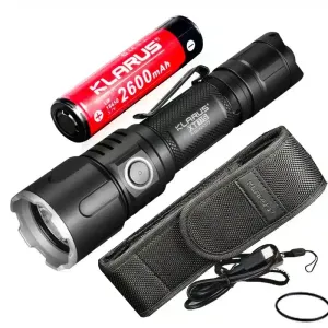Klarus XT11S: 330m (1082ft) Tactical Flashlight | 1100 Lumens, Waterproof, Rechargeable, Durable | Ideal for Security, Camping, Emergencies, 5yrs Warranty