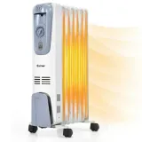 Safest Room Heater for babies, elderly, pets -- Venus HY-C5-9 Oil Heater (2000W) | 9 Fins Silent Radiator for bedrooms - photo 9