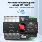 Tomzn TOQ7-100 4P 100A 3 Phase ATS – 220V Automatic & Manual Transfer Switch | <50ms  Generator to KPLC Changeover - photo 11
