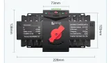 TOMZN TOQ3-125 125 Amp 230/400 Volt Automatic Transfer Switch | Reliable Generator/Inverter ATS in Kenya